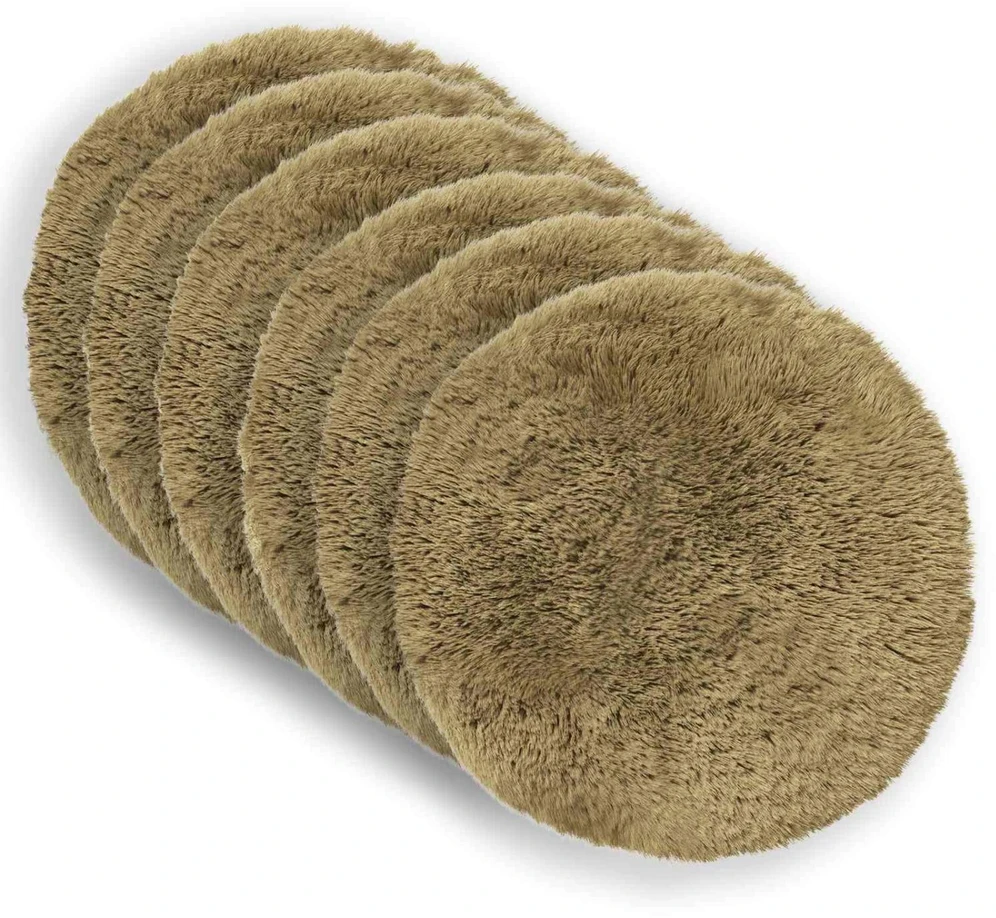 Pagalvėlės užvalkalas 6 pcs HEERLEN Šviesiai žalia Ø 50 cm