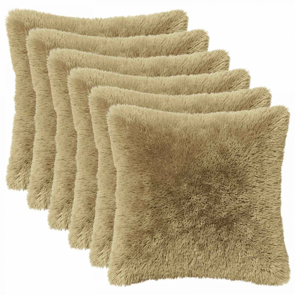 Pagalvėlės užvalkalas 6 pcs HEERLEN Šviesiai žalia 45 x 45 cm