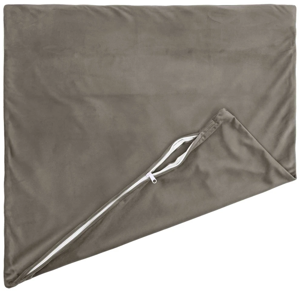 Pagalvėlės užvalkalas 6 pcs HEERLEN Šviesiai pilka 55 x 55 cm