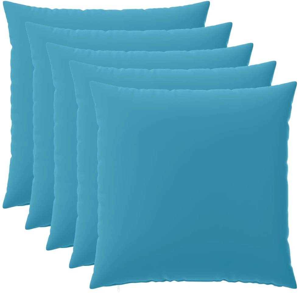Pagalvėlės užvalkalas 6 pcs HEERLEN Šviesiai mėlyna 65 x 65 cm
