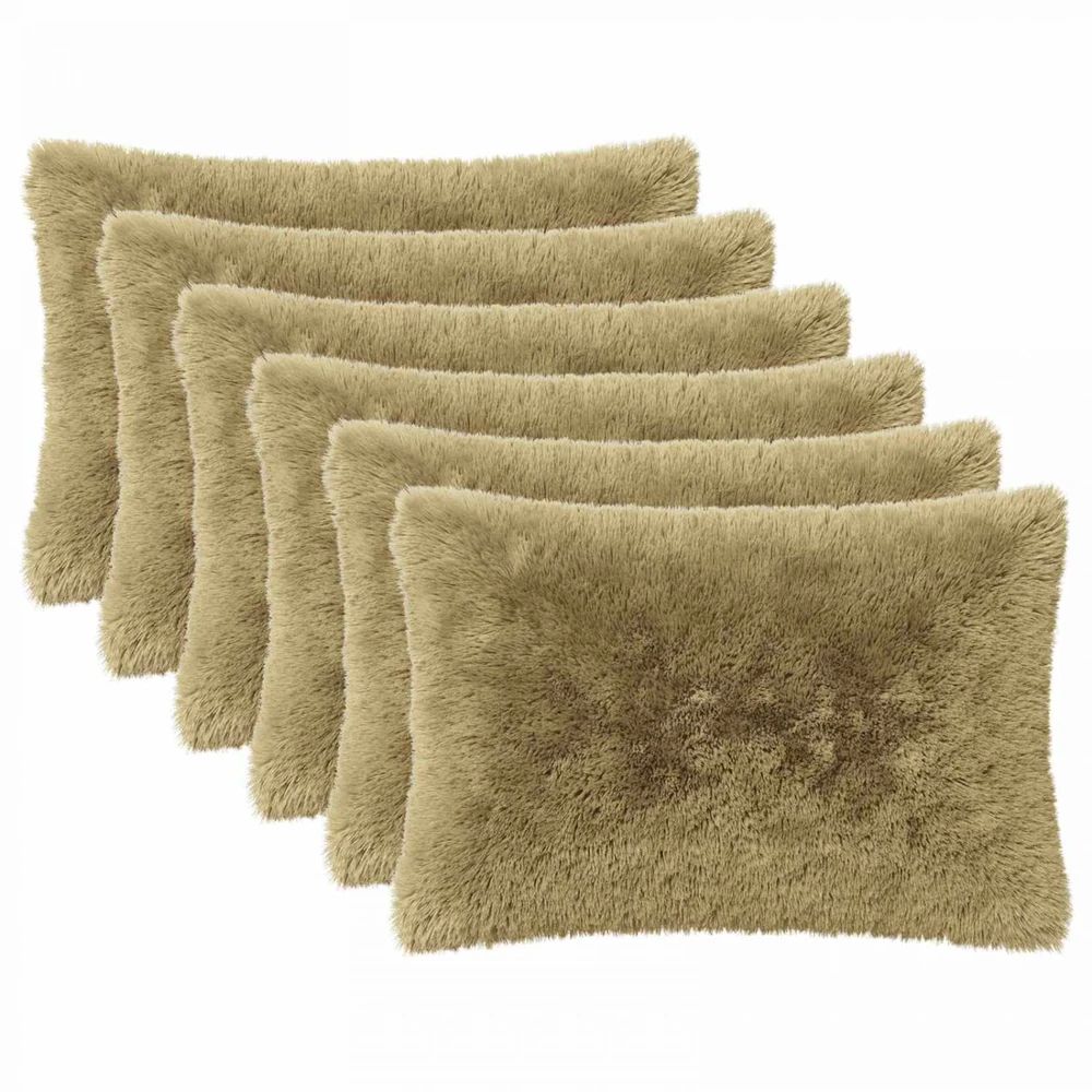 Pagalvėlės užvalkalas 6 pcs HEERLEN Šviesiai žalia 30 x 50 cm