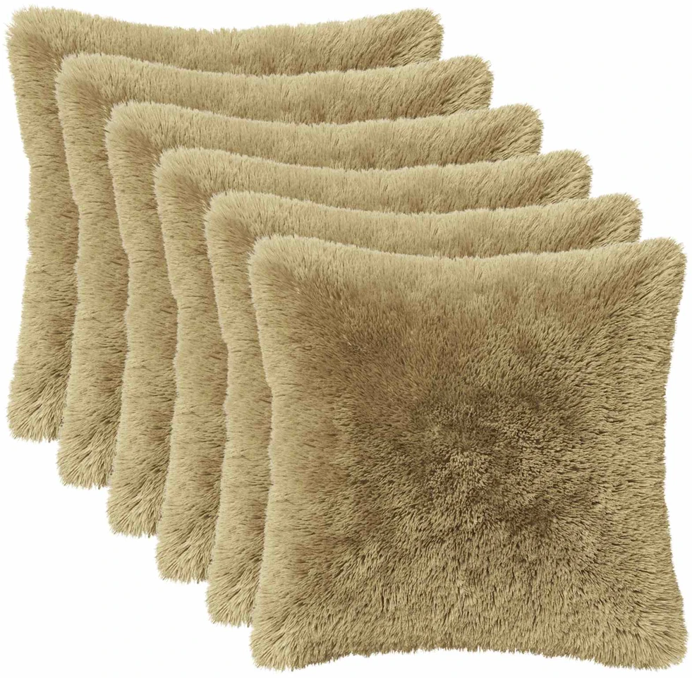 Pagalvėlės užvalkalas 6 pcs HEERLEN Šviesiai žalia 40 x 40 cm