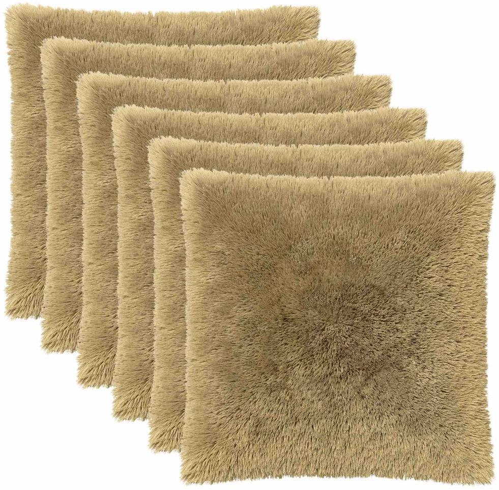 Pagalvėlės užvalkalas 6 pcs HEERLEN Šviesiai žalia 65 x 65 cm