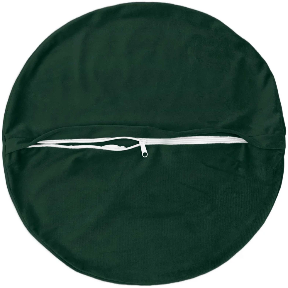 Pagalvėlės užvalkalas 6 pcs HEERLEN Tamsiai žalia Ø 40 cm