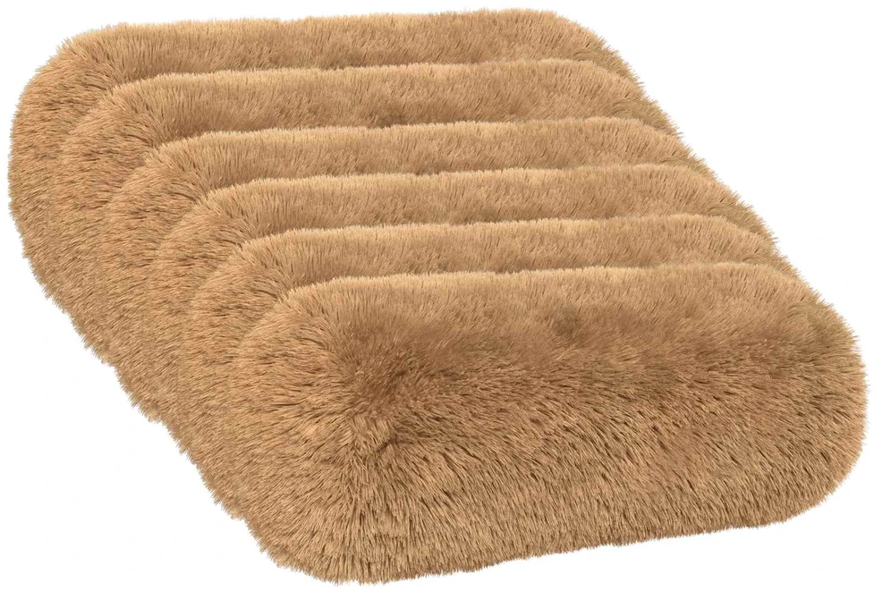 Pagalvėlės užvalkalas 6 pcs HEERLEN Taupe Ø 15 x 40 cm