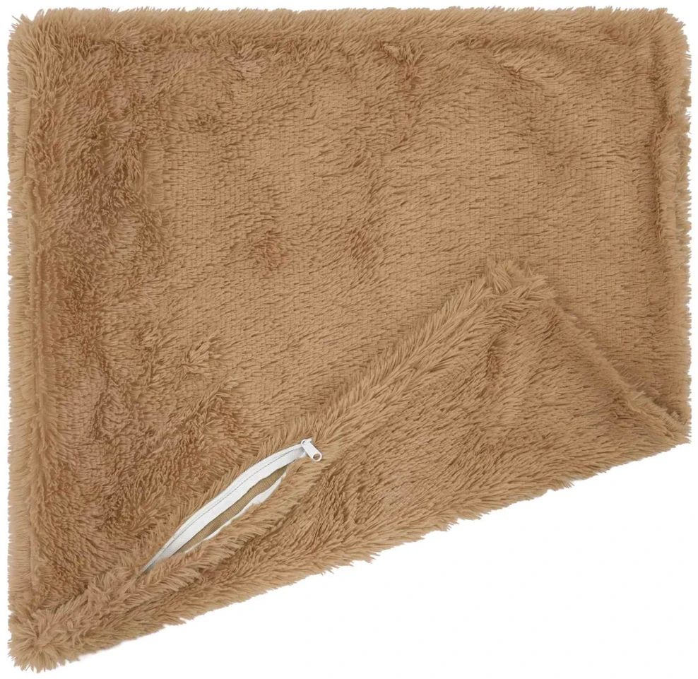 Pagalvėlės užvalkalas 6 pcs HEERLEN Taupe 50 x 50 cm PV pūkinis