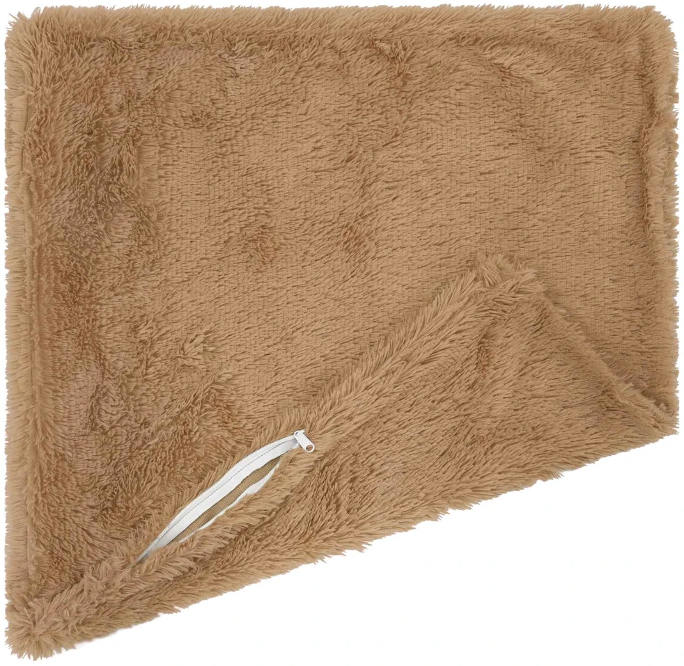 Pagalvėlės užvalkalas 6 pcs HEERLEN Taupe 65 x 65 cm PV pūkinis