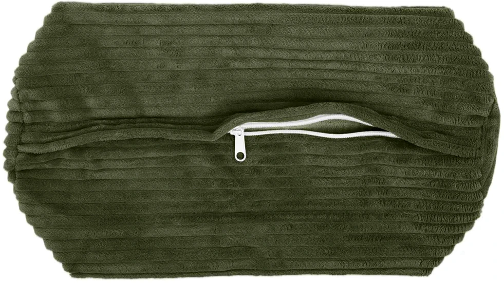 Pagalvėlės užvalkalas 6 pcs HEERLEN Žalia Ø 15 x 40 cm
