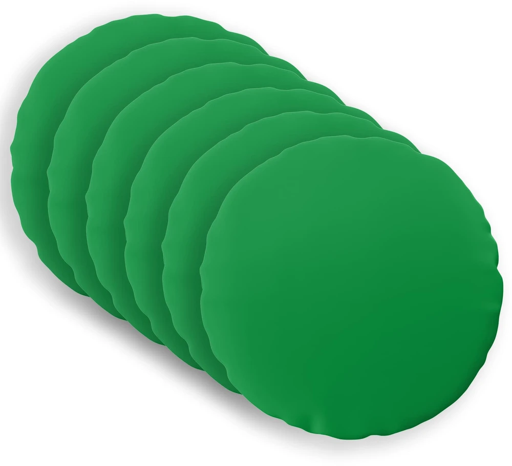 Pagalvėlės užvalkalas 6 pcs HEERLEN Žalia Ø 60 cm Poliesteris