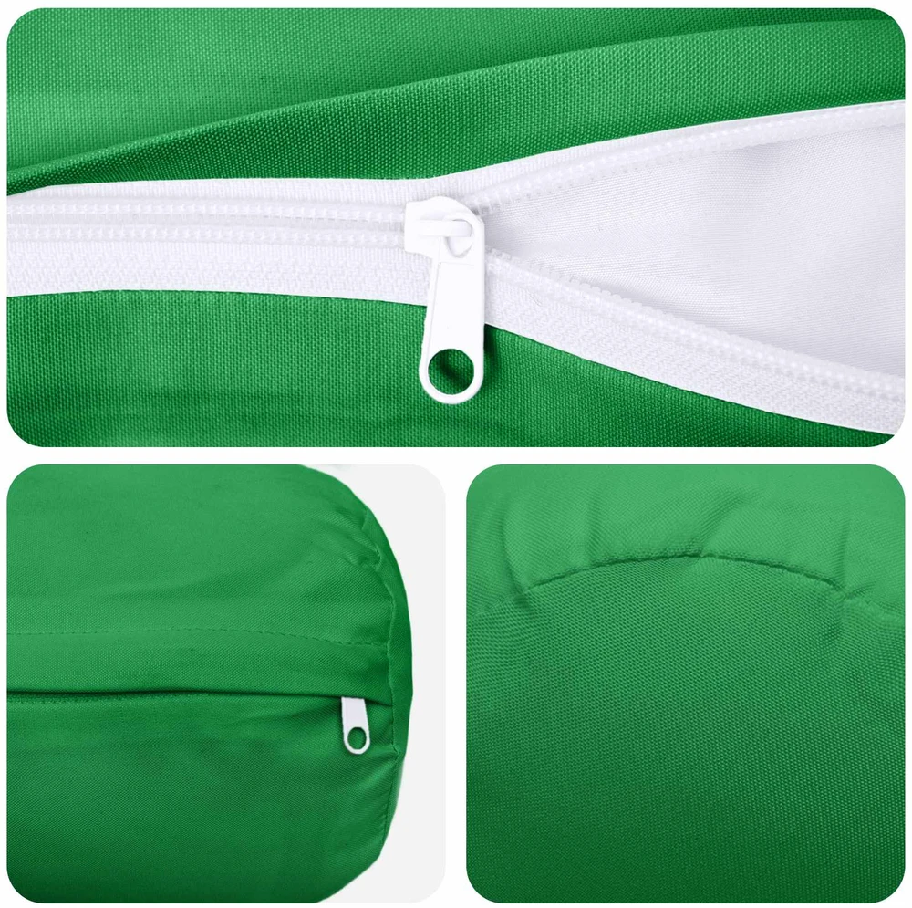 Pagalvėlės užvalkalas 6 pcs HEERLEN Žalia Ø 15 x 40 cm