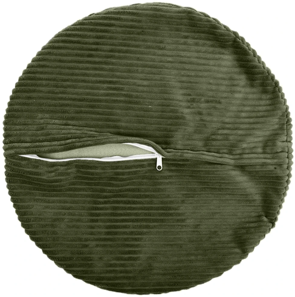 Pagalvėlės užvalkalas 6 pcs HEERLEN Žalia Ø 40 cm mančester