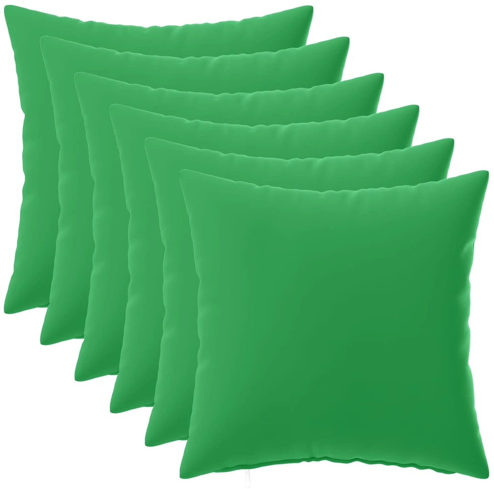 Pagalvėlės užvalkalas 6 pcs HEERLEN Žalia 45 x 45 cm