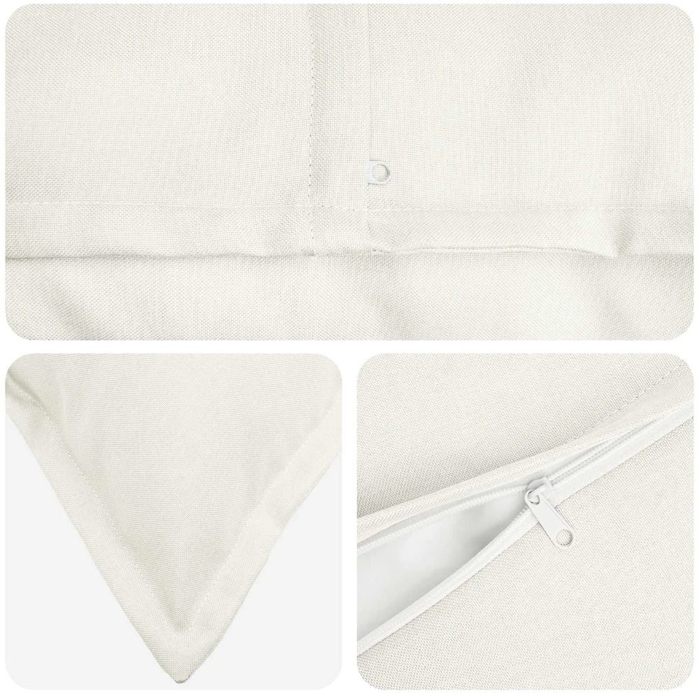 Pagalvėlės užvalkalas 6 pcs HOUTEN Balta 50 x 75 cm