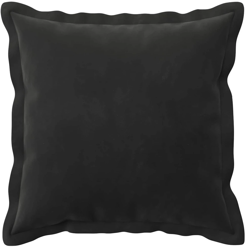Pagalvėlės užvalkalas 6 pcs HOUTEN Juoda 35 x 35 cm Aksomas