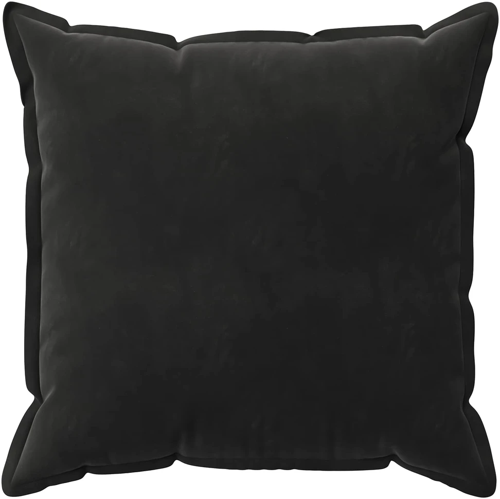 Pagalvėlės užvalkalas 6 pcs HOUTEN Juoda 65 x 65 cm Aksomas