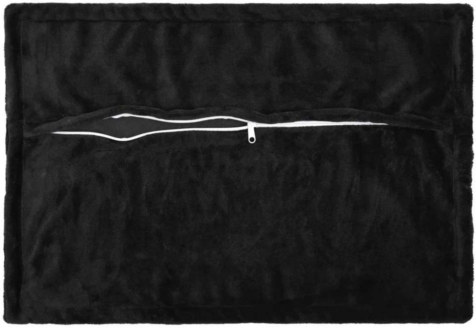 Pagalvėlės užvalkalas 6 pcs HOUTEN Juoda 50 x 75 cm Flanelė