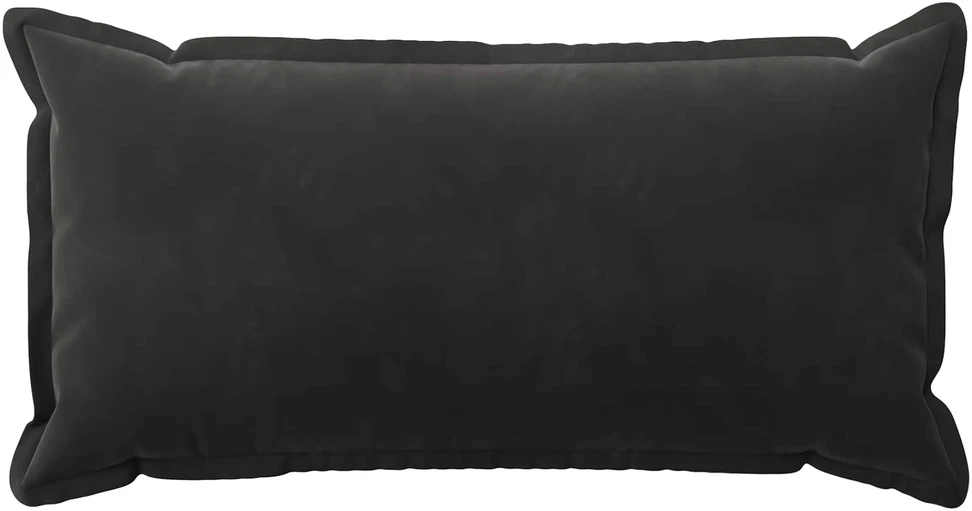 Pagalvėlės užvalkalas 6 pcs HOUTEN Juoda 40 x 80 cm Aksomas