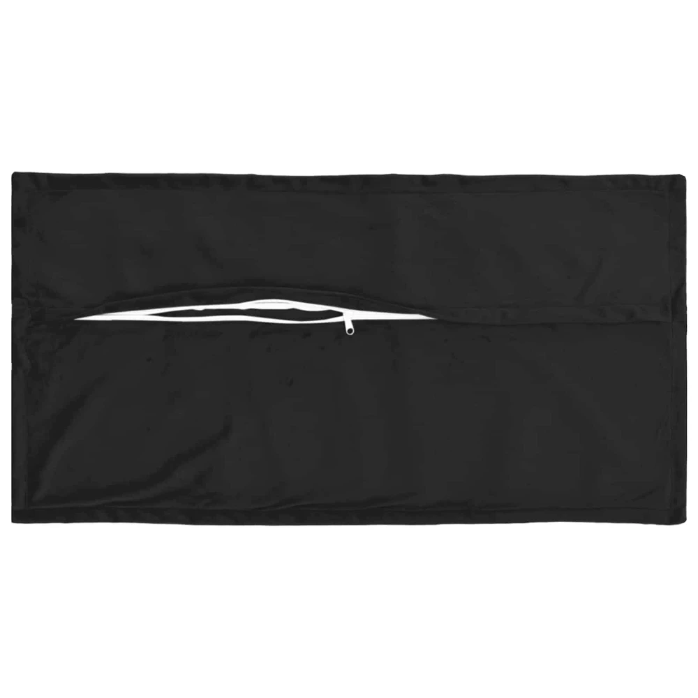 Pagalvėlės užvalkalas 6 pcs HOUTEN Juoda 40 x 80 cm Aksomas