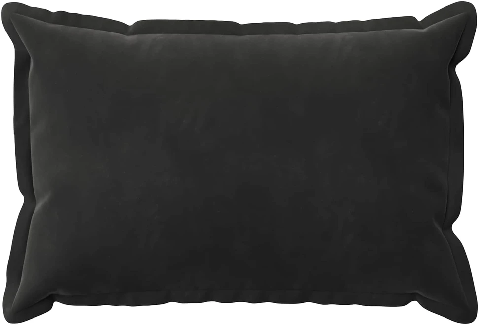 Pagalvėlės užvalkalas 6 pcs HOUTEN Juoda 40 x 60 cm Aksomas