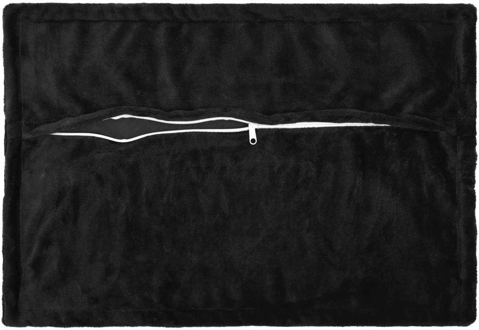 Pagalvėlės užvalkalas 6 pcs HOUTEN Juoda 50 x 75 cm Flanelė