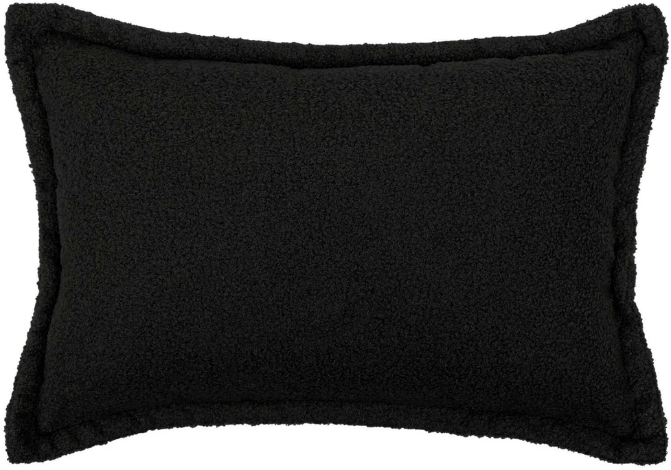 Pagalvėlės užvalkalas 6 pcs HOUTEN Juoda 50 x 80 cm Bouclé
