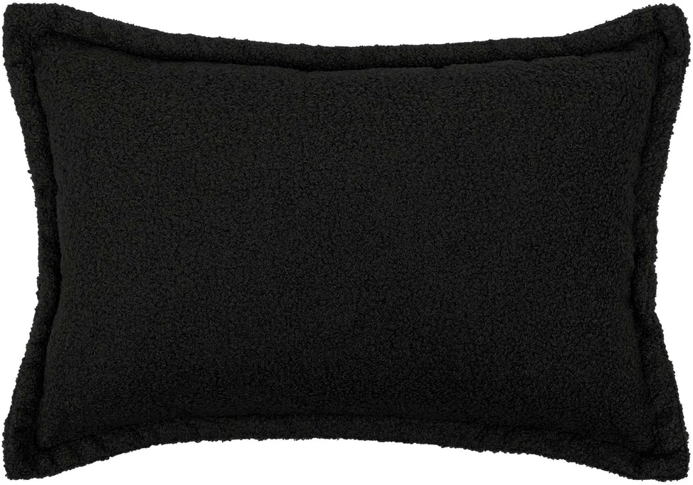 Pagalvėlės užvalkalas 6 pcs HOUTEN Juoda 40 x 60 cm Bouclé