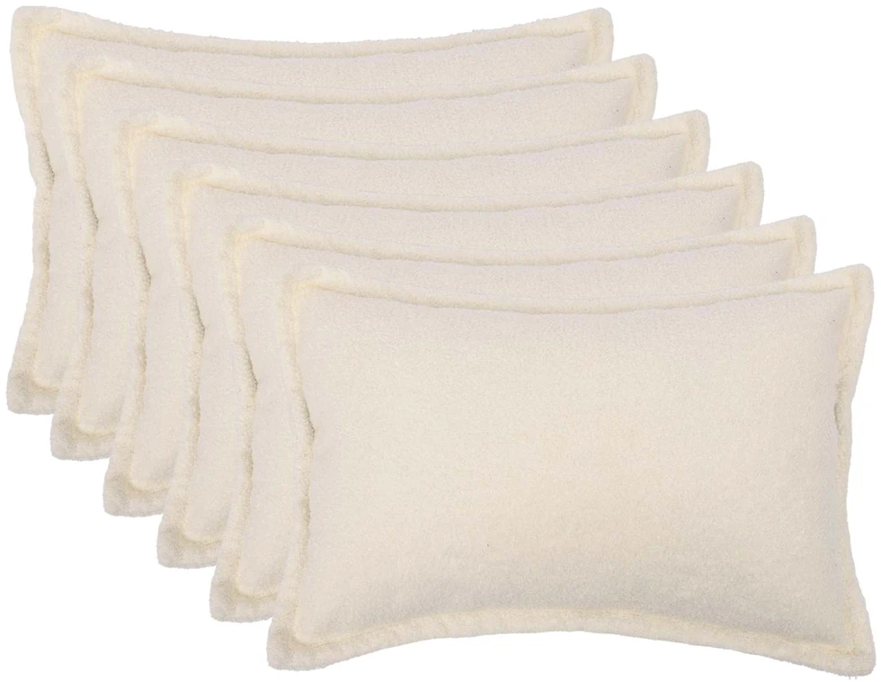 Pagalvėlės užvalkalas 6 pcs HOUTEN Kreminė 50 x 80 cm Bouclé