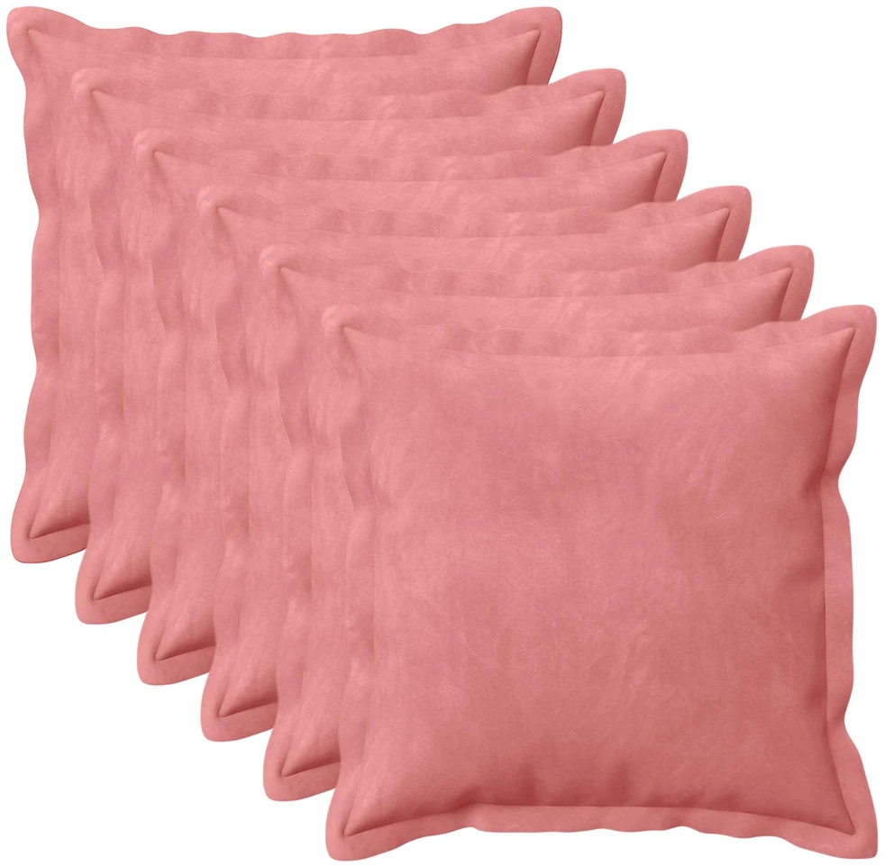 Pagalvėlės užvalkalas 6 pcs HOUTEN Rožinė 40 x 40 cm Aksomas