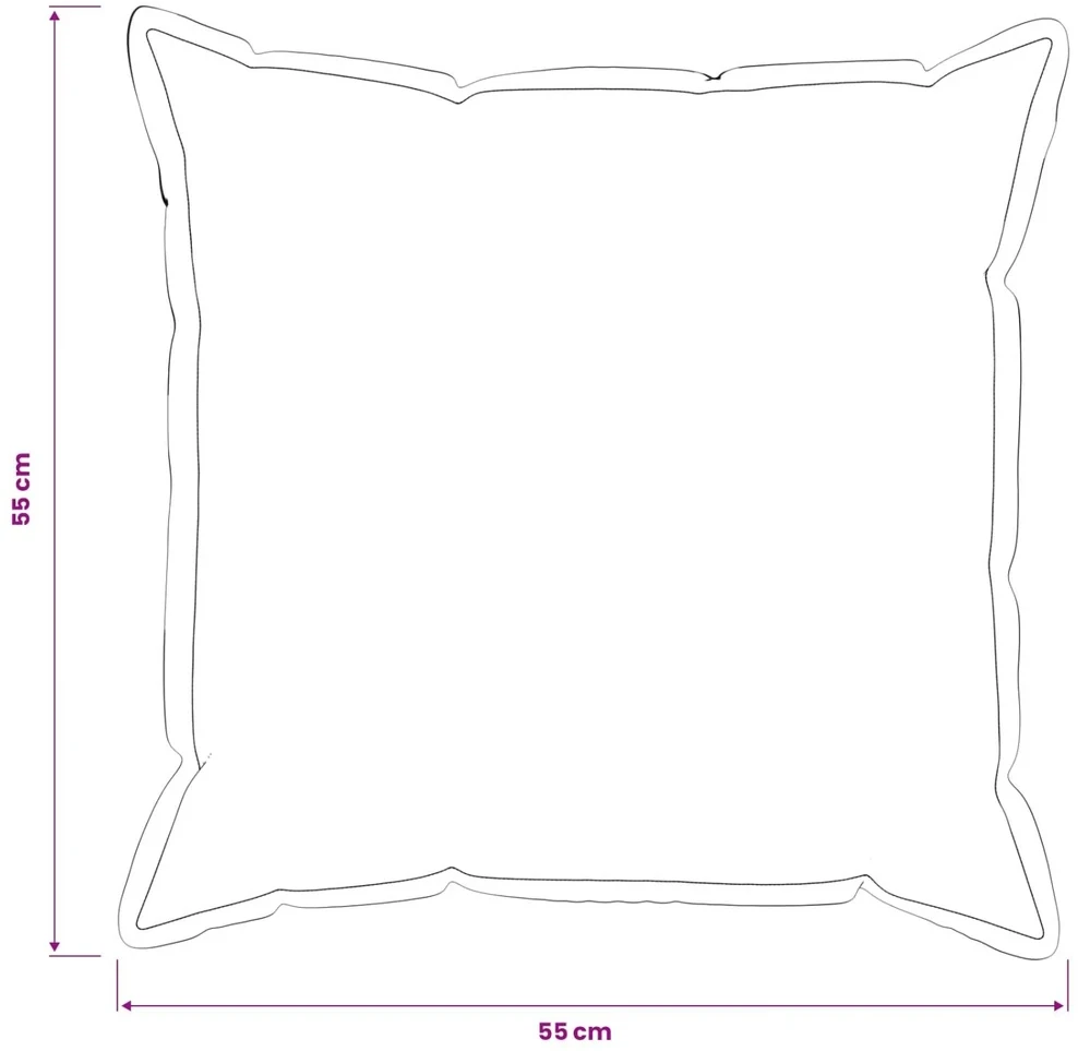 Pagalvėlės užvalkalas 6 pcs HOUTEN Smėlio 55 x 55 cm Bouclé