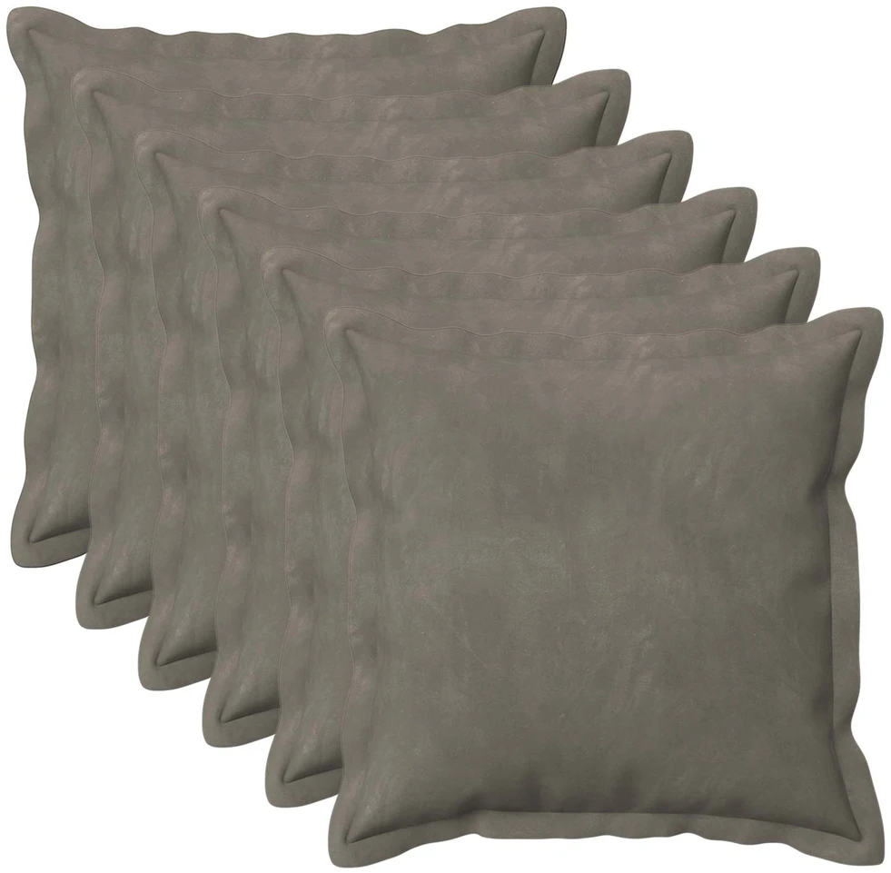 Pagalvėlės užvalkalas 6 pcs HOUTEN Šviesiai pilka 45 x 45 cm