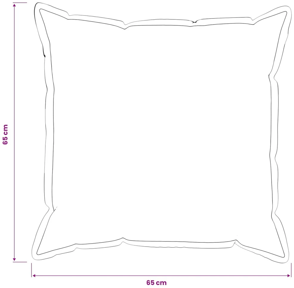 Pagalvėlės užvalkalas 6 pcs HOUTEN Šviesiai pilka 65 x 65 cm