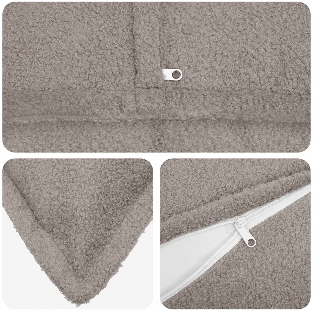 Pagalvėlės užvalkalas 6 pcs HOUTEN Šviesiai pilka 65 x 65 cm