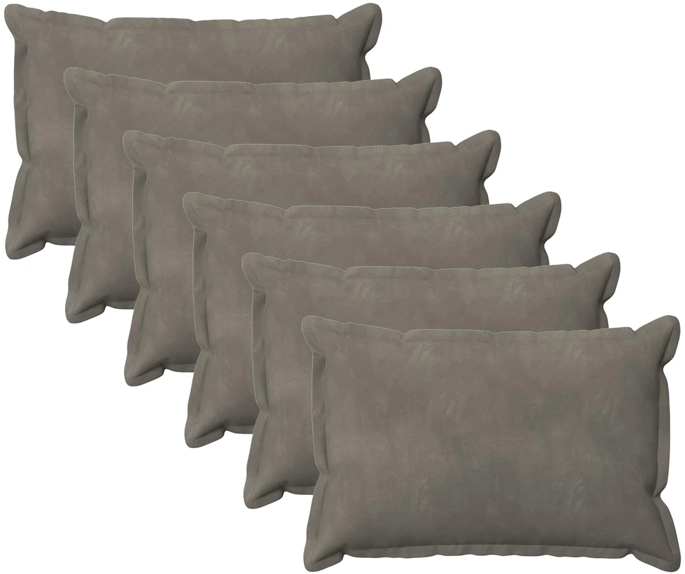 Pagalvėlės užvalkalas 6 pcs HOUTEN Šviesiai pilka 50 x 80 cm