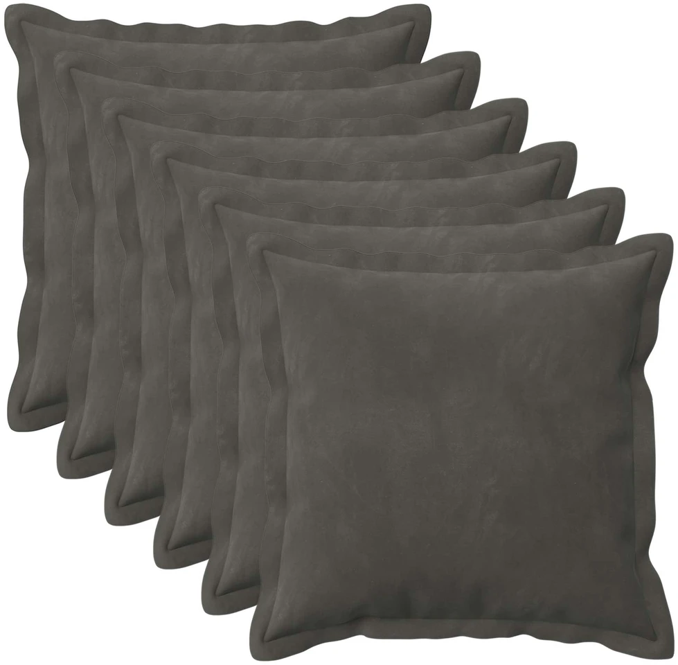Pagalvėlės užvalkalas 6 pcs HOUTEN Tamsiai pilka 40 x 40 cm
