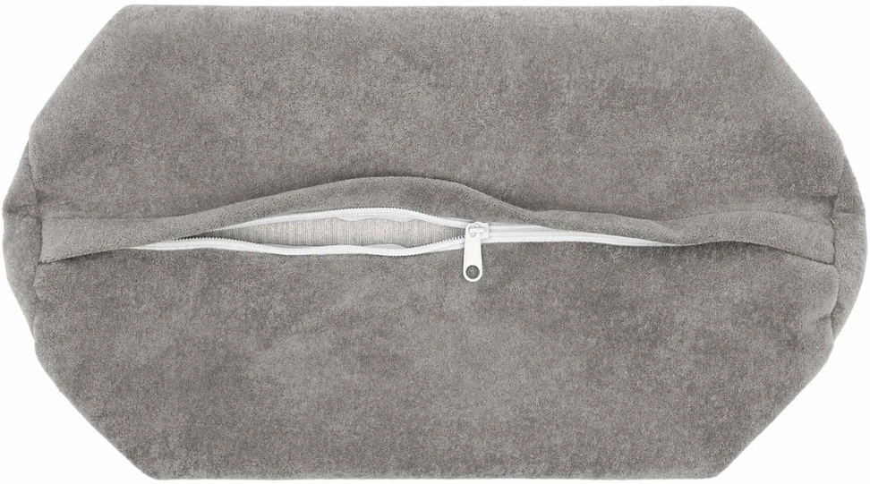 Pagalvėlės užvalkalas 6 vnt. HEERLEN Šviesiai pilka Ø 15 x 40 cm