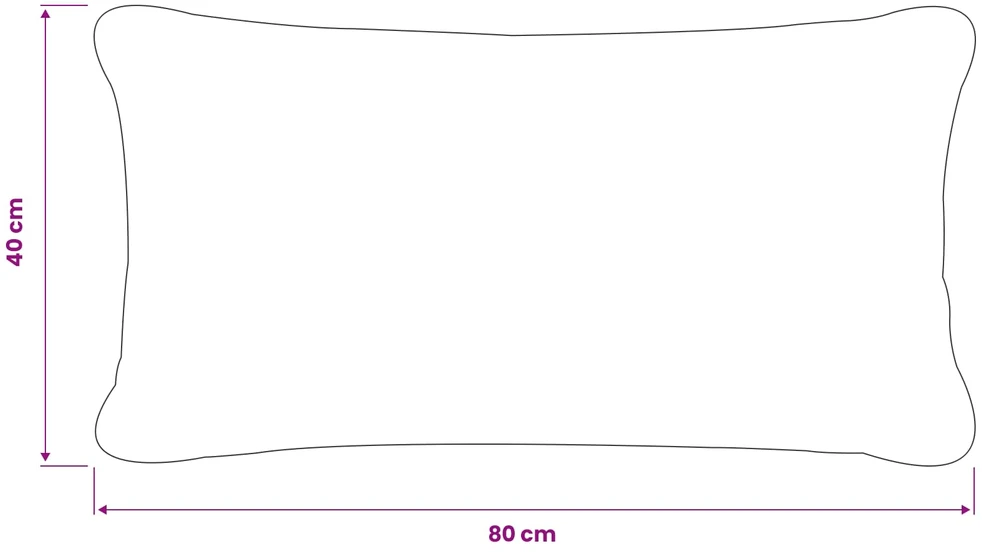Pagalvėlės užvalkalas 6 vnt. HEERLEN Tamsiai žalia 40 x 80 cm