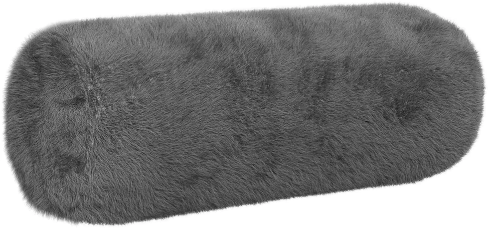 Pagalvėlės užvalkalas 6 vnt. HEERLEN Tamsiai pilka Ø 15 x 40 cm