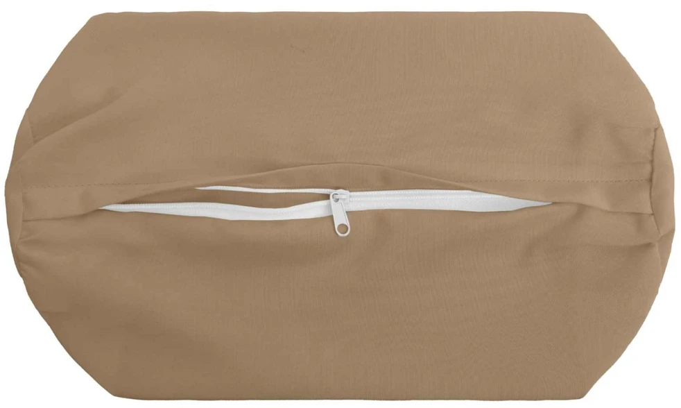 Pagalvėlės užvalkalas 6 vnt. HEERLEN Taupe Ø 15 x 40 cm
