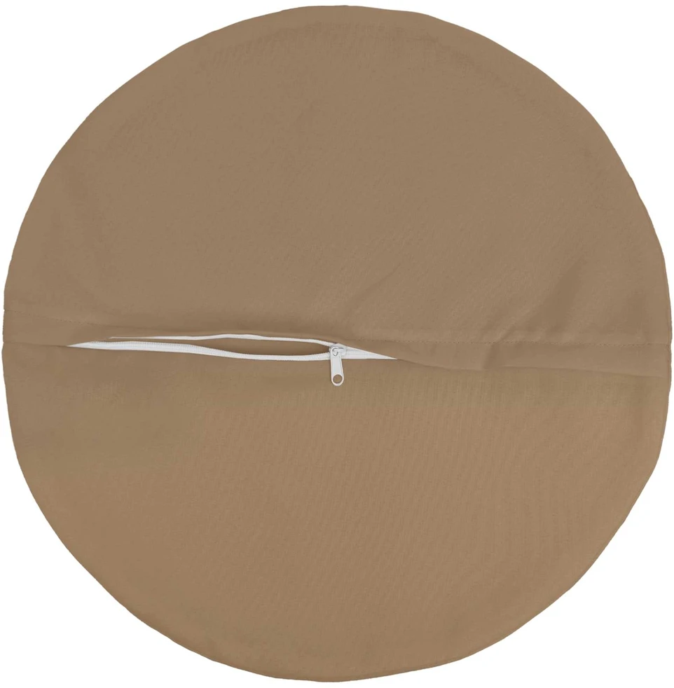 Pagalvėlės užvalkalas 6 vnt. HEERLEN Taupe Ø 40 cm Poliesteris