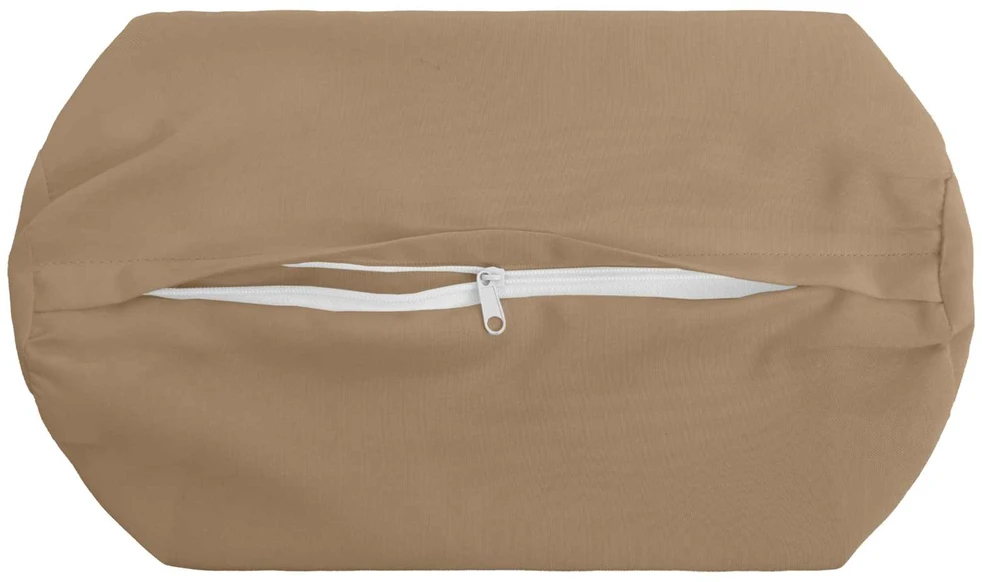 Pagalvėlės užvalkalas 6 vnt. HEERLEN Taupe Ø 15 x 40 cm