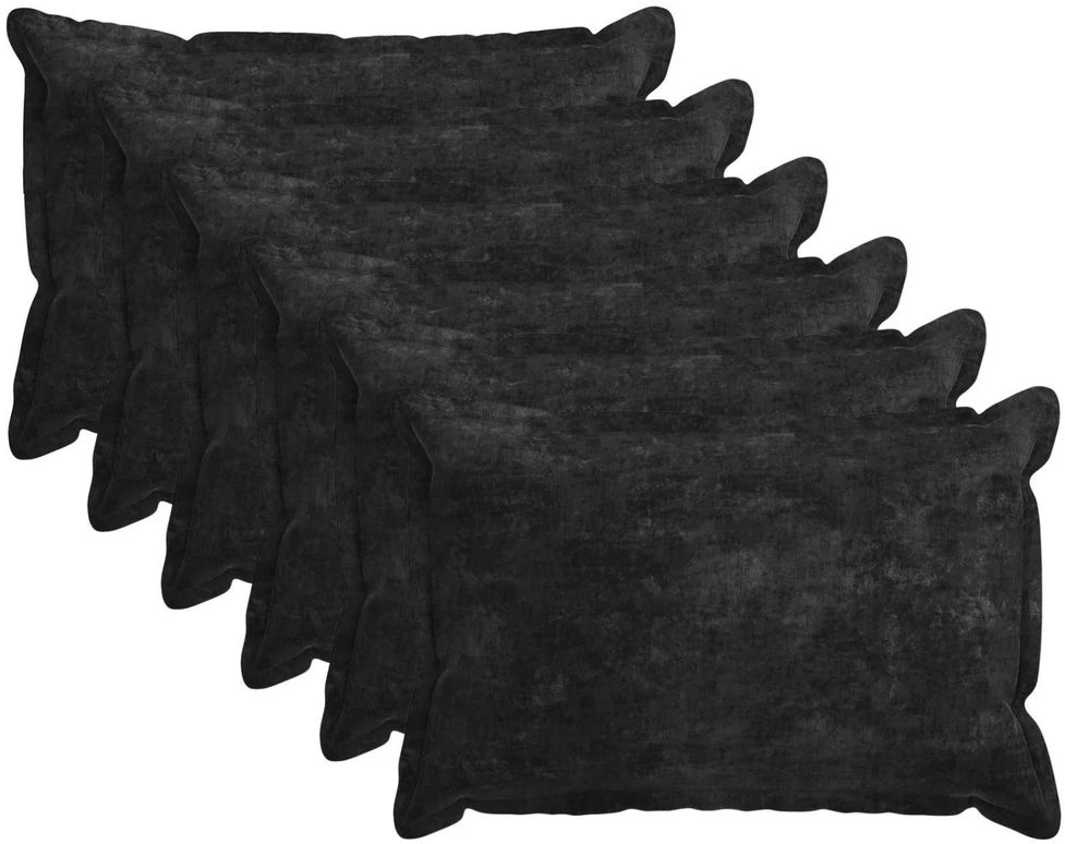 Pagalvėlės užvalkalas 6 vnt. HOUTEN Antracito 50 x 75 cm