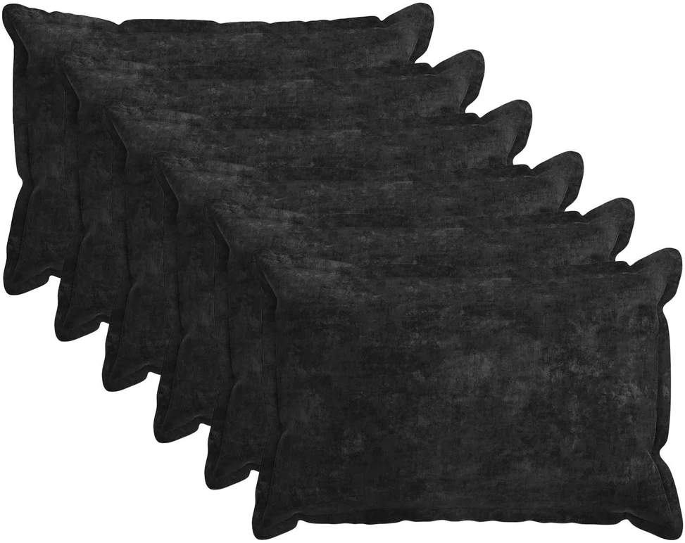 Pagalvėlės užvalkalas 6 vnt. HOUTEN Antracito 50 x 75 cm