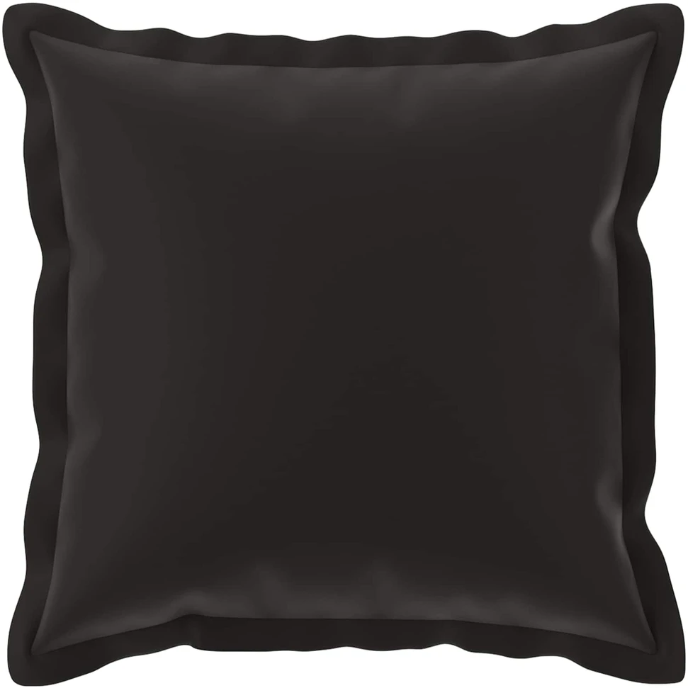 Pagalvėlės užvalkalas 6 vnt. HOUTEN Juoda 45 x 45 cm