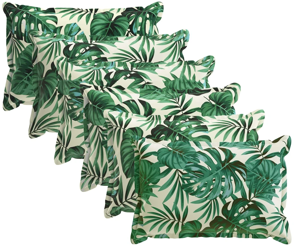 Pagalvėlės užvalkalas 6 vnt. HOUTEN Lapų raštas 40 x 60 cm