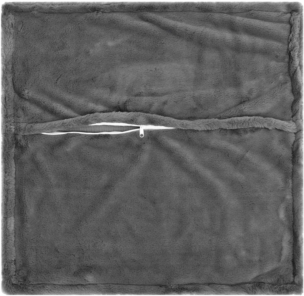 Pagalvėlės užvalkalas 6 vnt. HOUTEN Tamsiai pilka 35 x 35 cm