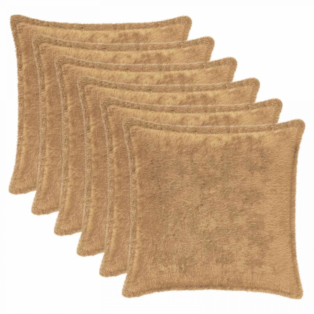 Pagalvėlės užvalkalas 6 vnt. HOUTEN Taupe 50 x 50 cm