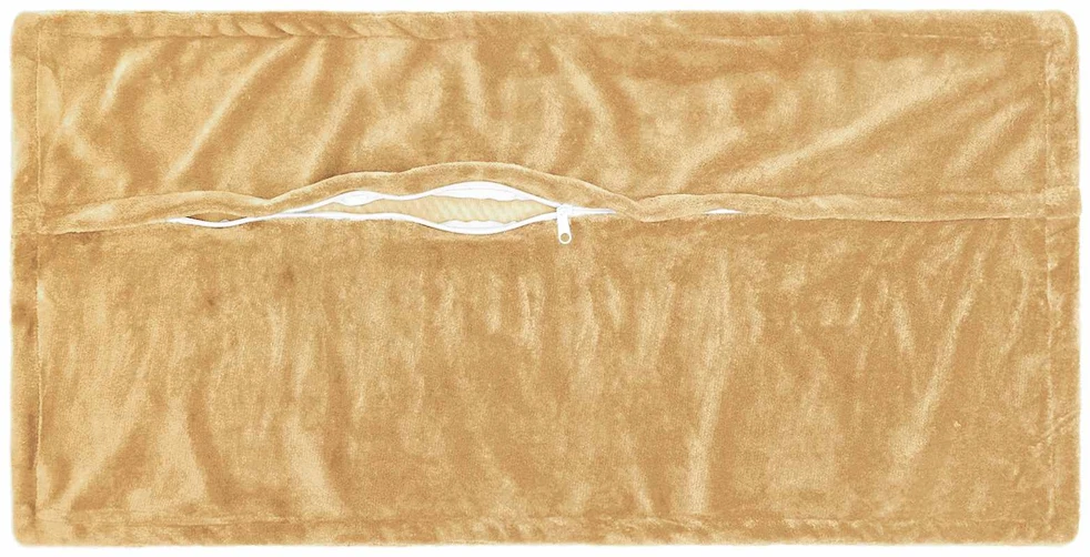 Pagalvėlės užvalkalas 6 vnt. HOUTEN Taupe 40 x 80 cm Flanelė