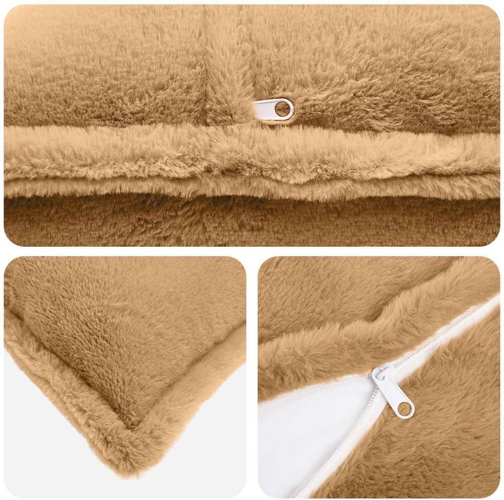Pagalvėlės užvalkalas 6 vnt. HOUTEN Taupe 40 x 80 cm