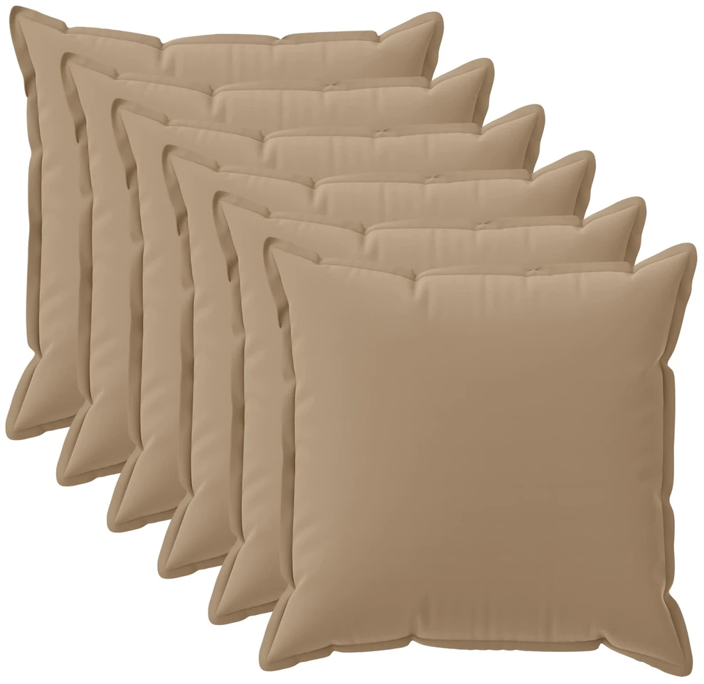 Pagalvėlės užvalkalas 6 vnt. HOUTEN Taupe 45 x 45 cm