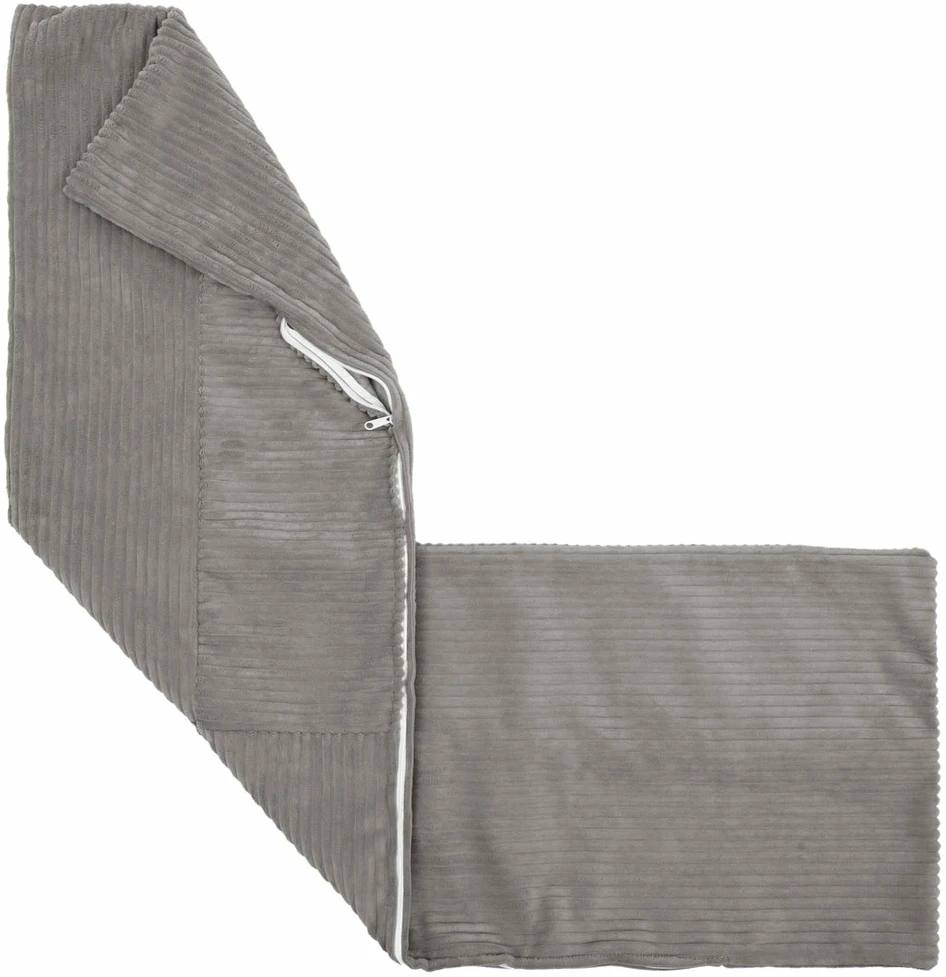 Pagalvėlės užvalkalas ALMELO Šviesiai pilka 40 x 145 cm